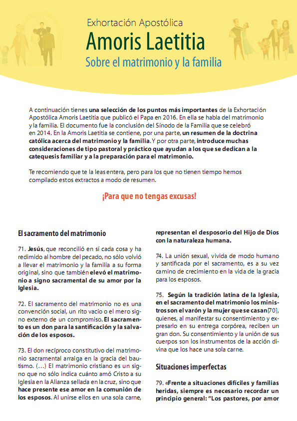 Amoris_Laetitia - Sobre el matrimonio y la familia - Papa-Francisco - Extracto (PDF)